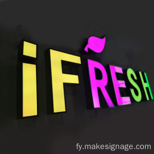RGB feroardielje LED-kanaalbrieven